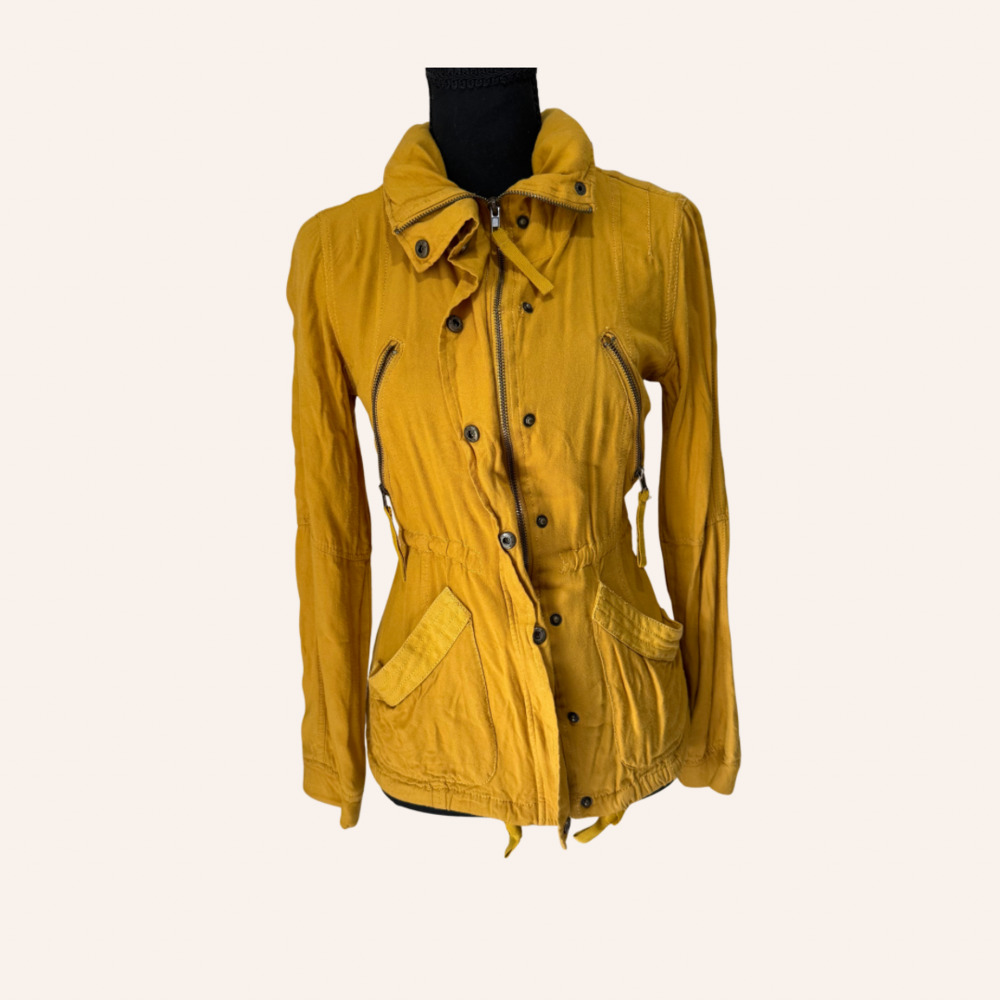 Ashley by 26 International Outerwear Yellow Utility Jacket XS